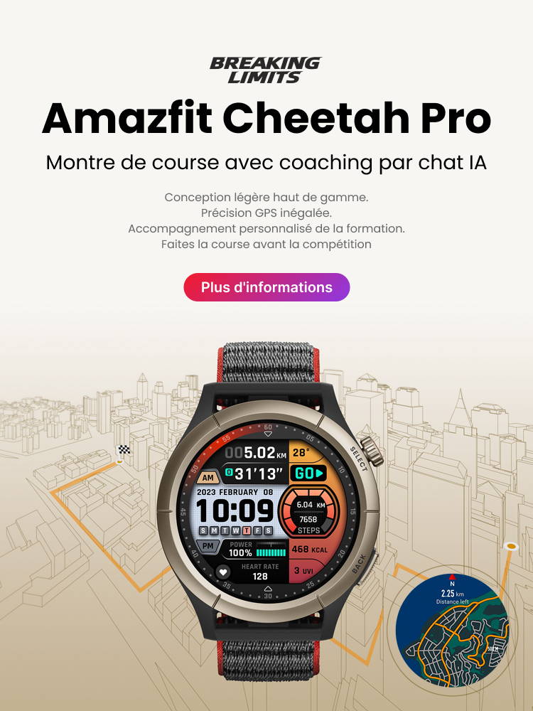 Montre connectée en best sale français